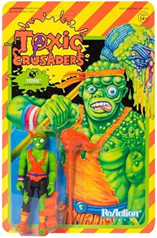 Amazon | Toxic Crusaders ReAction フィギュア Toxie リアクション