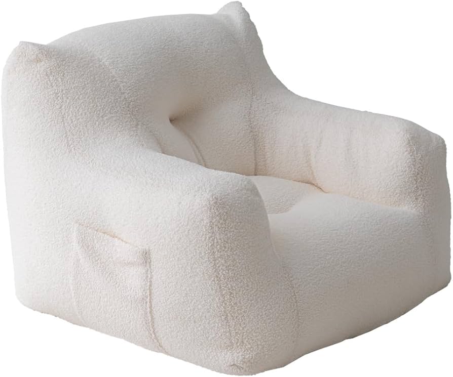 Amazon.co.jp: smoo ビーズクッション 1人掛けソファ ポケット付き