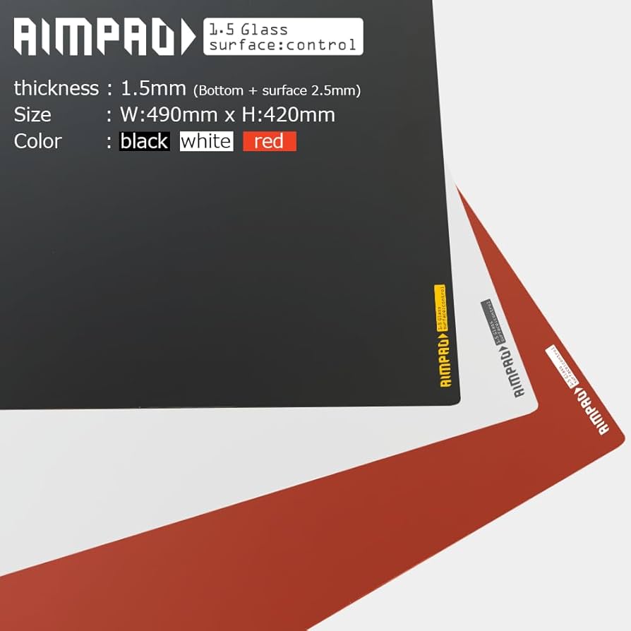 Amazon.co.jp: 【A5】薄型ガラスマウスパッド-AIMPAD glass1.5