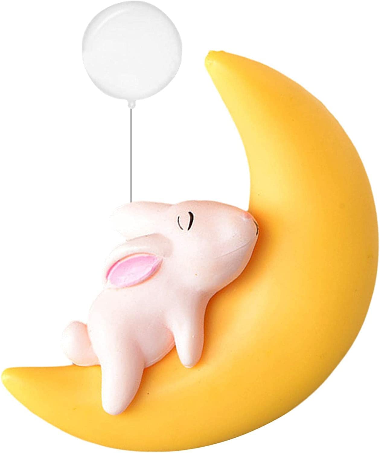 Amazon.co.jp: アクアリウム 水槽 オブジェ 月と熊/ウサギ 装飾