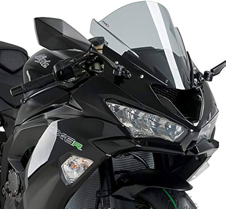 Amazon | Puig 3177H RACING SCREEN [SMOKE] ZX-6R/636 (09-21) プーチ