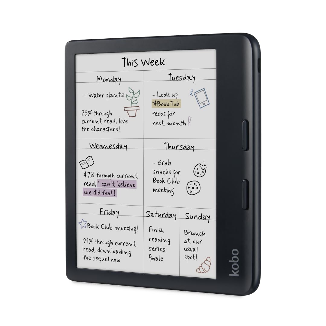 Amazon.com: Kobo Libra Colour Black eReader with Case Bundle