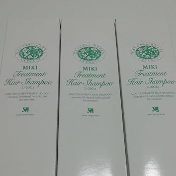 Amazon | ミキ トリートメント ヘアシャンプー L-2001a 300ml 3本入り