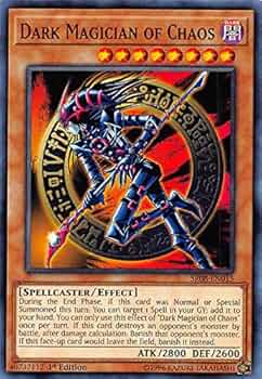 Amazon.co.jp: 遊戯王 SR08-EN015 混沌の黒魔術師 Dark Magician of