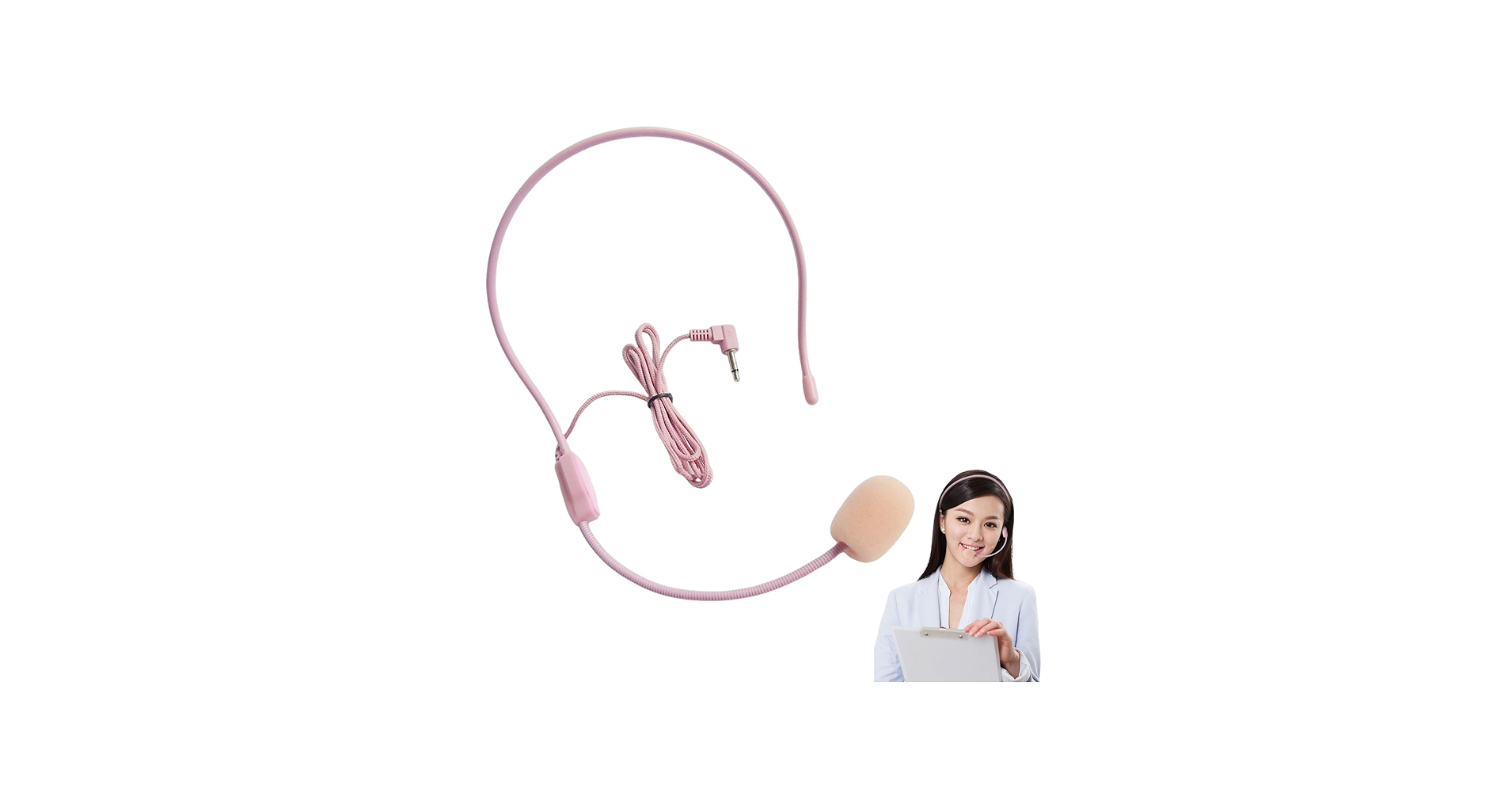 Amazon.co.jp: TVETE ヘッドセットマイク 有線タイプ マイクロフォン