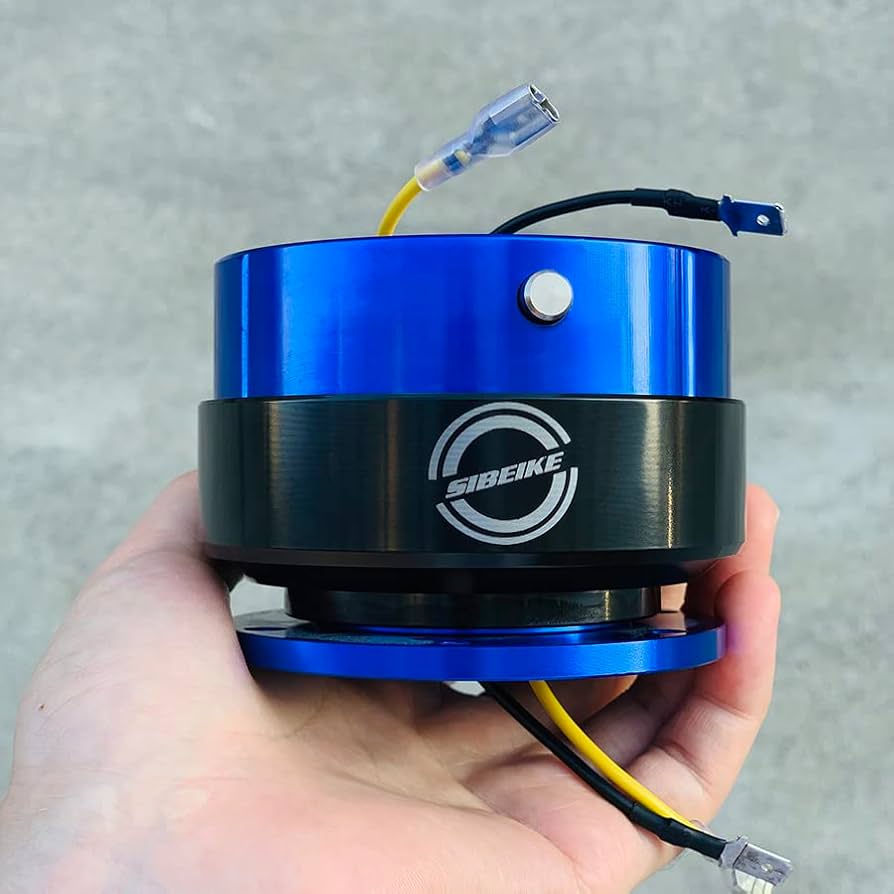 ブラック】SIBEIKE クイックリリース レンチン音鳴る ステアリング