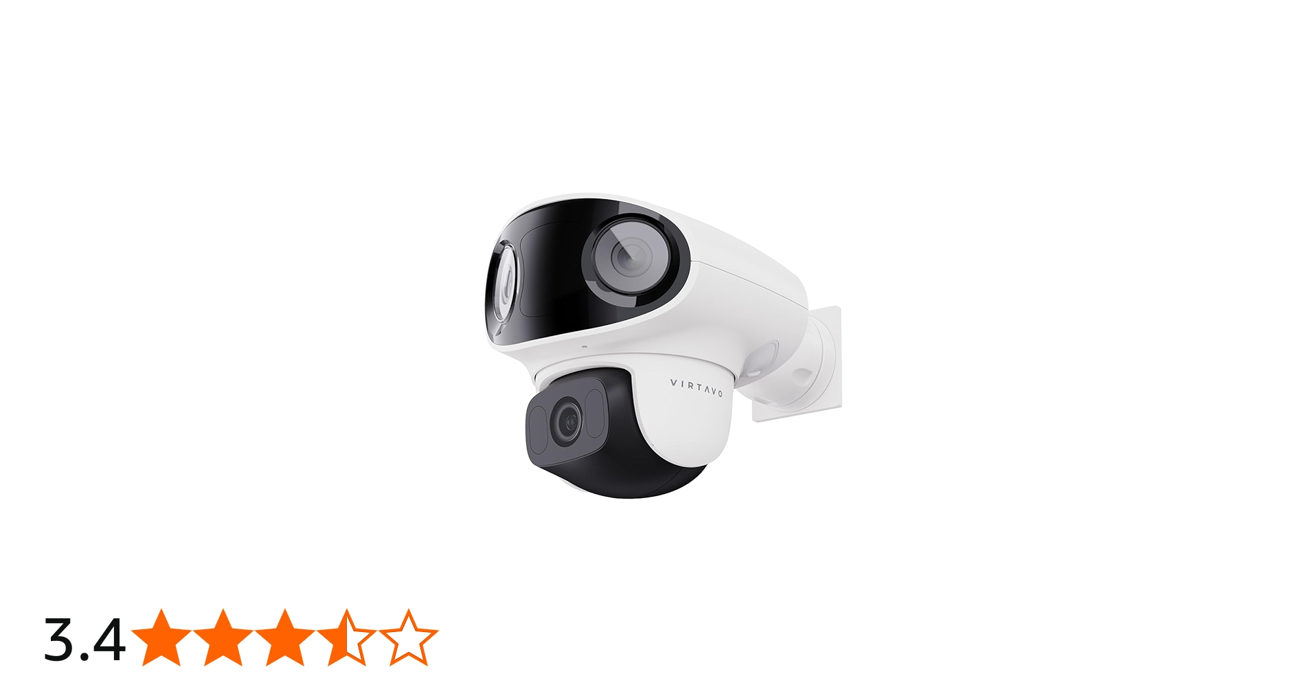 Amazon.co.jp: virtavo 防犯カメラ 屋外 三眼カメラ カラフルナイト