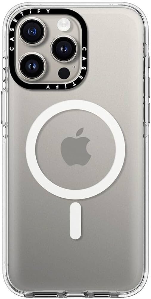 Amazon.com: CASETiFY Clear iPhone 15 Pro Max Case [Not Yellowing