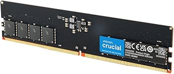 Crucial 32GB DDR5 RAM, 4800MHz CL40 Desktop Memory, UDIMM 288-Pin