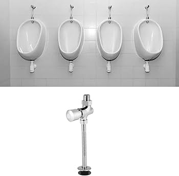 Urinal Flush Valve Wall Mounted Automatic and Manual Push Button