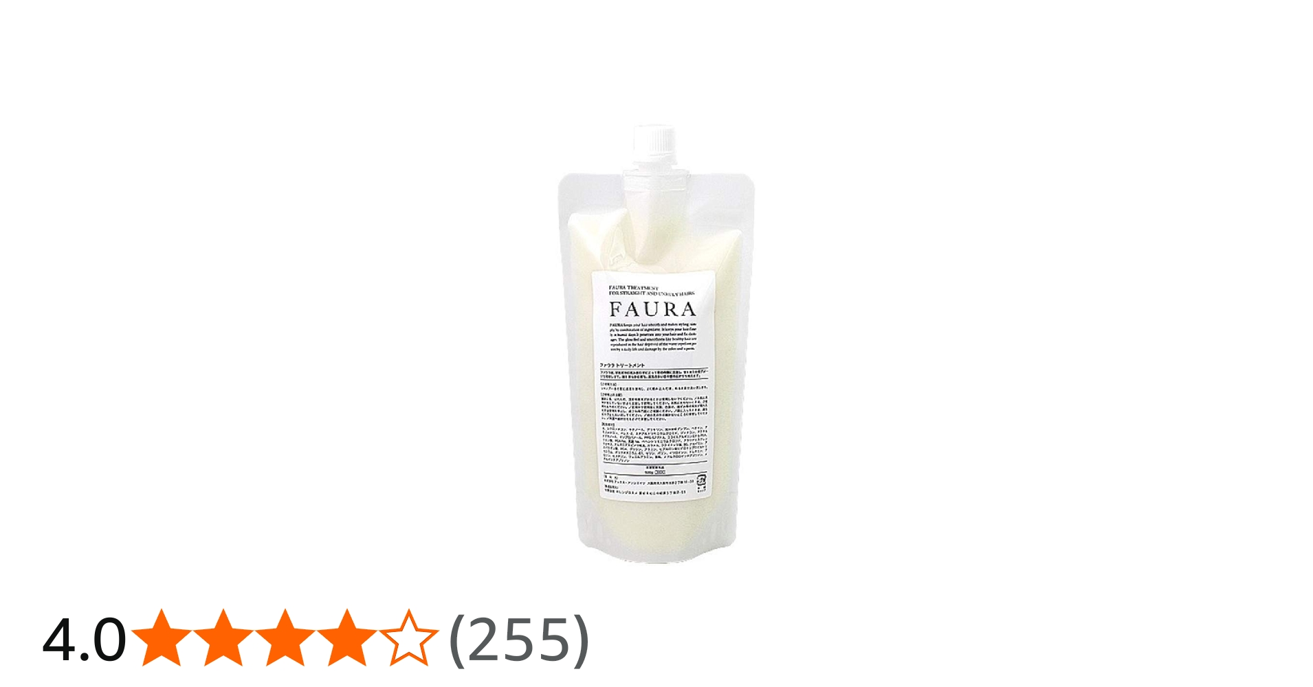 Amazon.co.jp: 【発売1年で3万本の売上】FAURA ファウラ ヘア