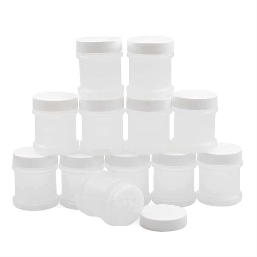 Amazon.com: Cornucopia Brands Mini Plastic Spice Jars w/Sifters