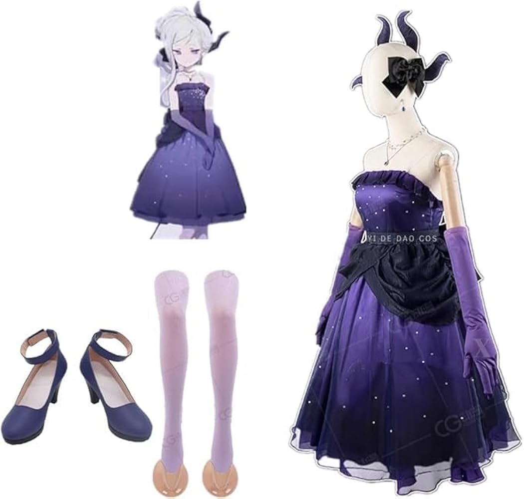 Amazon.co.jp: [yofab] ブルーアーカイブ 空崎ヒナ（ドレス） コスプレ