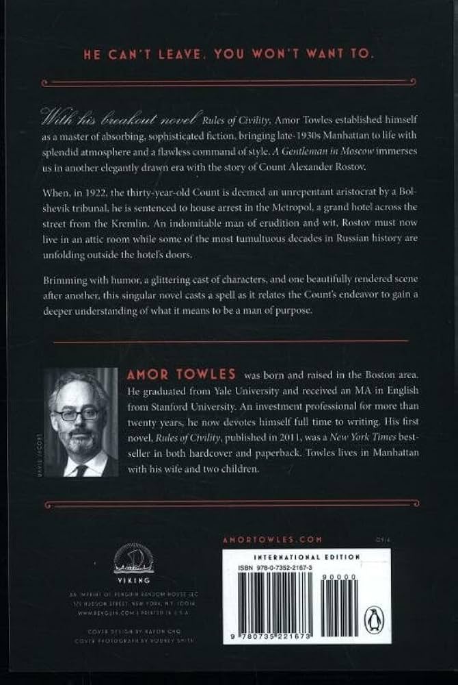 Amazon | A Gentleman in Moscow | Towles, Amor | Historical