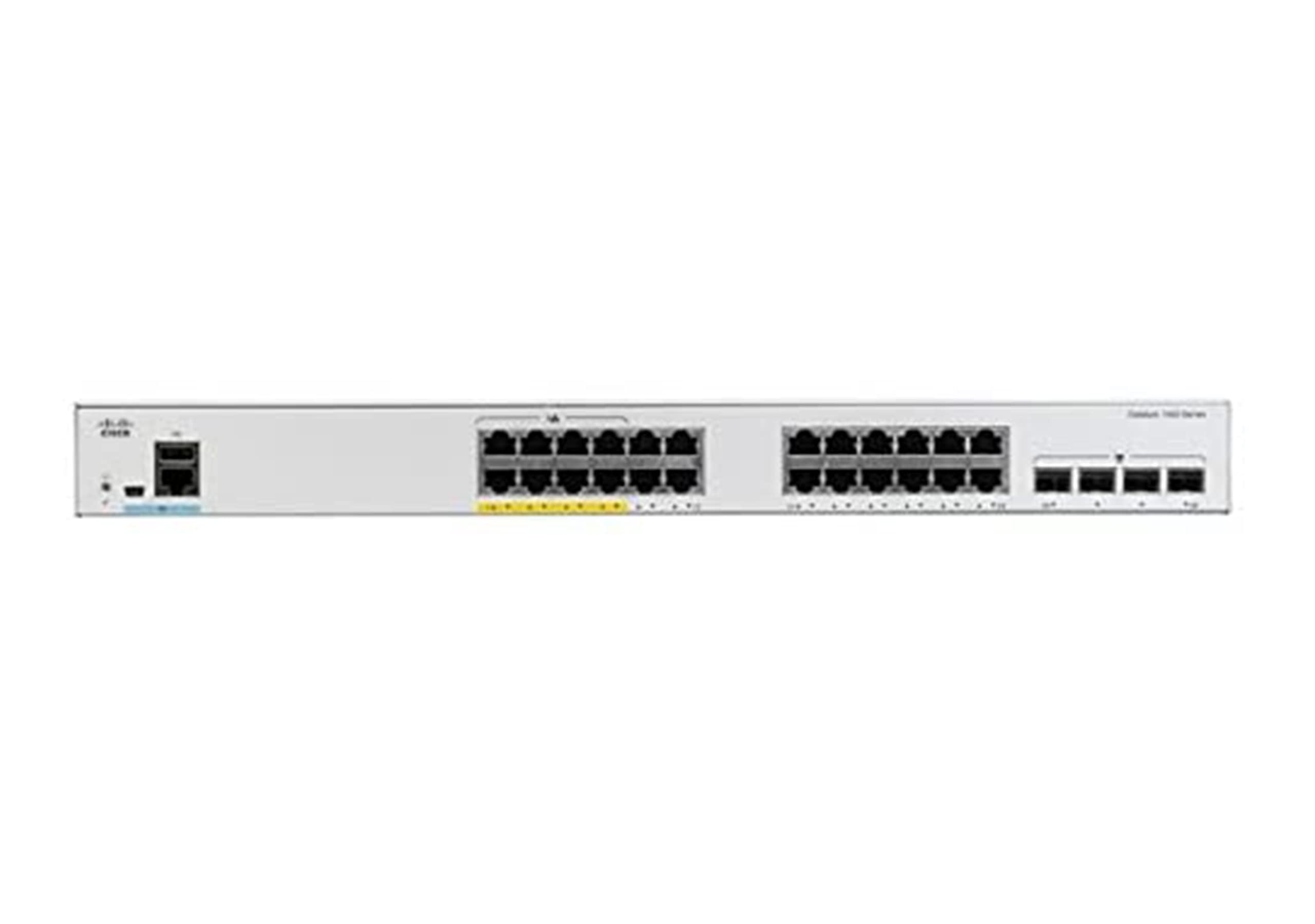 Amazon.com: Cisco Catalyst C1000-24FP-4G-L Network Switch, 24