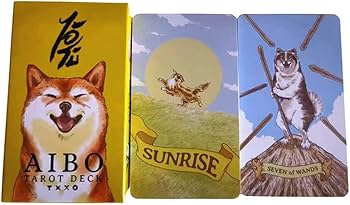Amazon.co.jp: karonpeln タロットカード かわいい 犬 カードデッキ