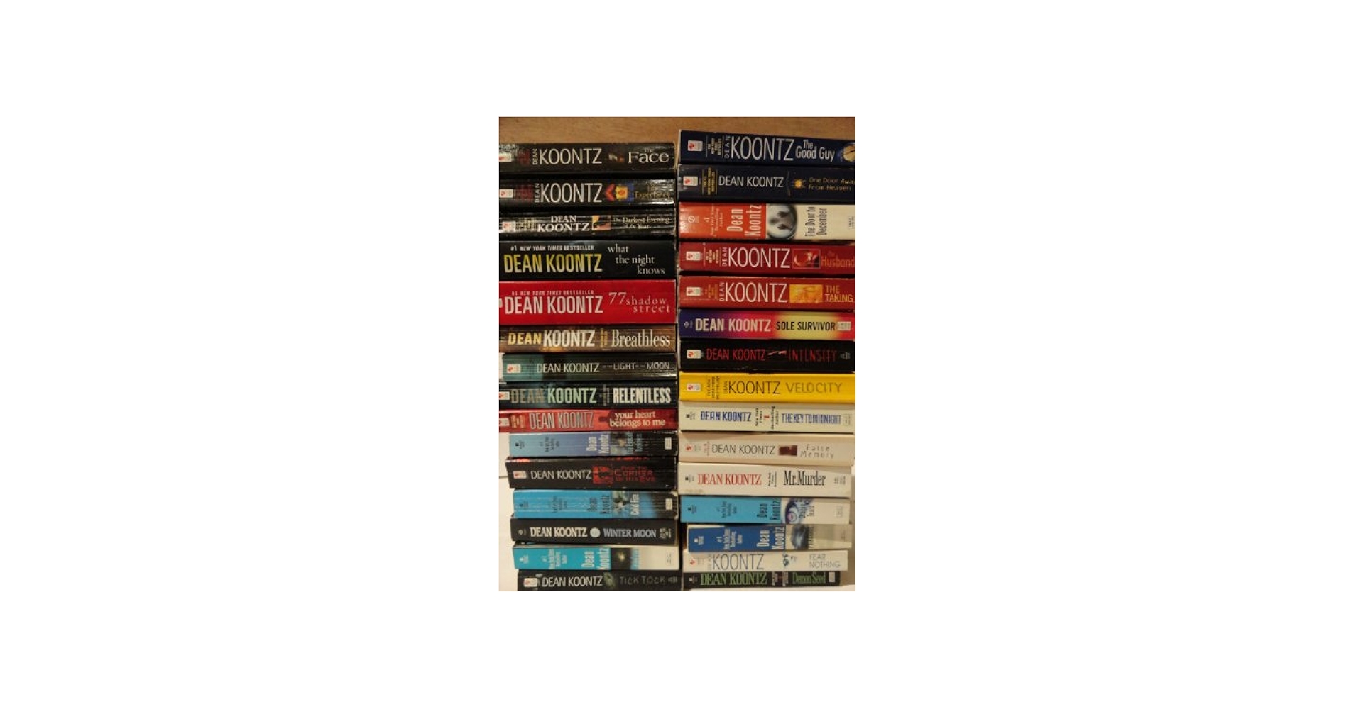 Dean Koontz 30 Book Set: Cold Fire Winter Moon the Good Guy One