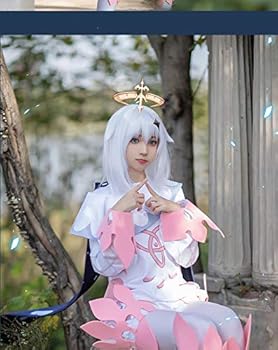 Amazon.co.jp: [AGOS] 原神 パイモンコスプレ衣装+ウィッグ+靴 風 : ホビー