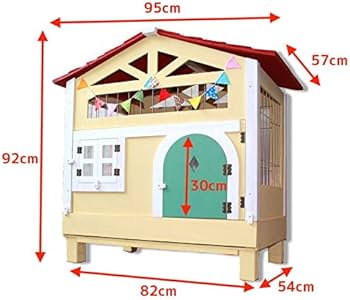 Amazon | もちつき うさぎ用ケージ 壱番館 北欧デザインペットハウス