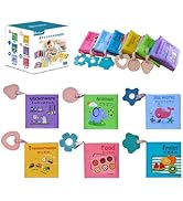 Amazon | Popgaga 赤ちゃん布絵本 6冊セット 日本語 英語 布のおもちゃ