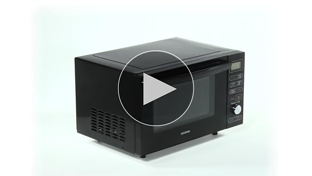 Amazon | アイリスオーヤマ オーブンレンジ 18L フラットテーブル