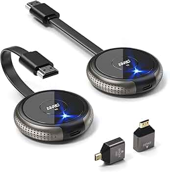 Amazon | ワイヤレスhdmi送信機と受信機セット 4K | AIMIBO | HDMIケーブル