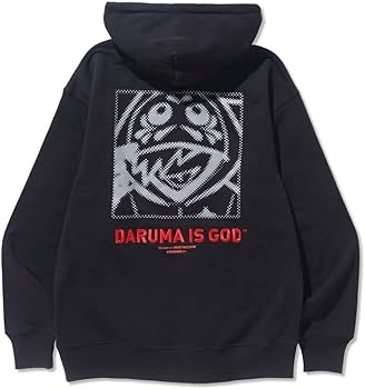 Amazon.co.jp: crazy raccoon CR だるまいずごっど フーディー