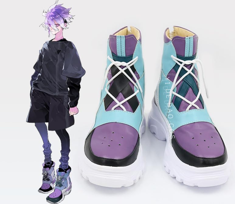 Amazon.co.jp: 刀剣乱舞 とうらぶ 源清麿 内番 コスプレ 靴ブーツ