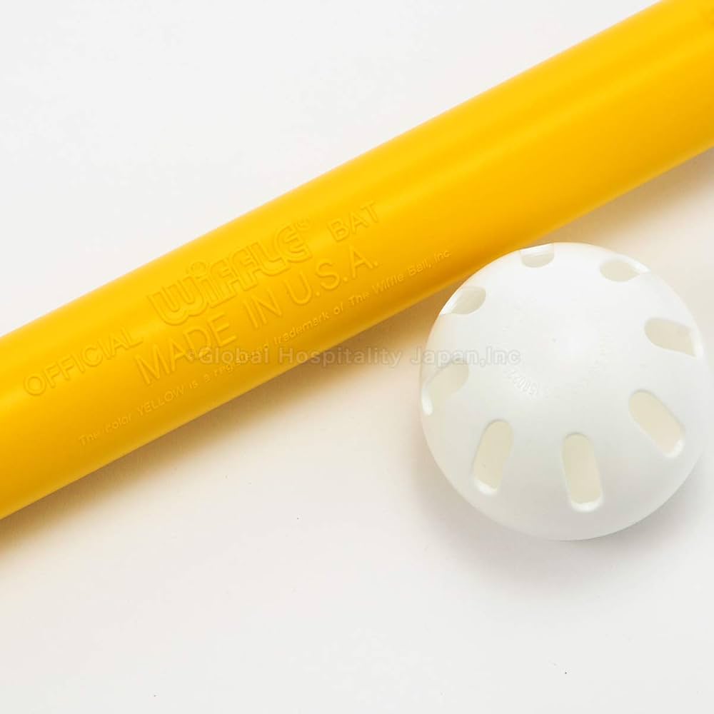 Amazon.co.jp: ウィッフルボール セット バットとボール3個付き [日本