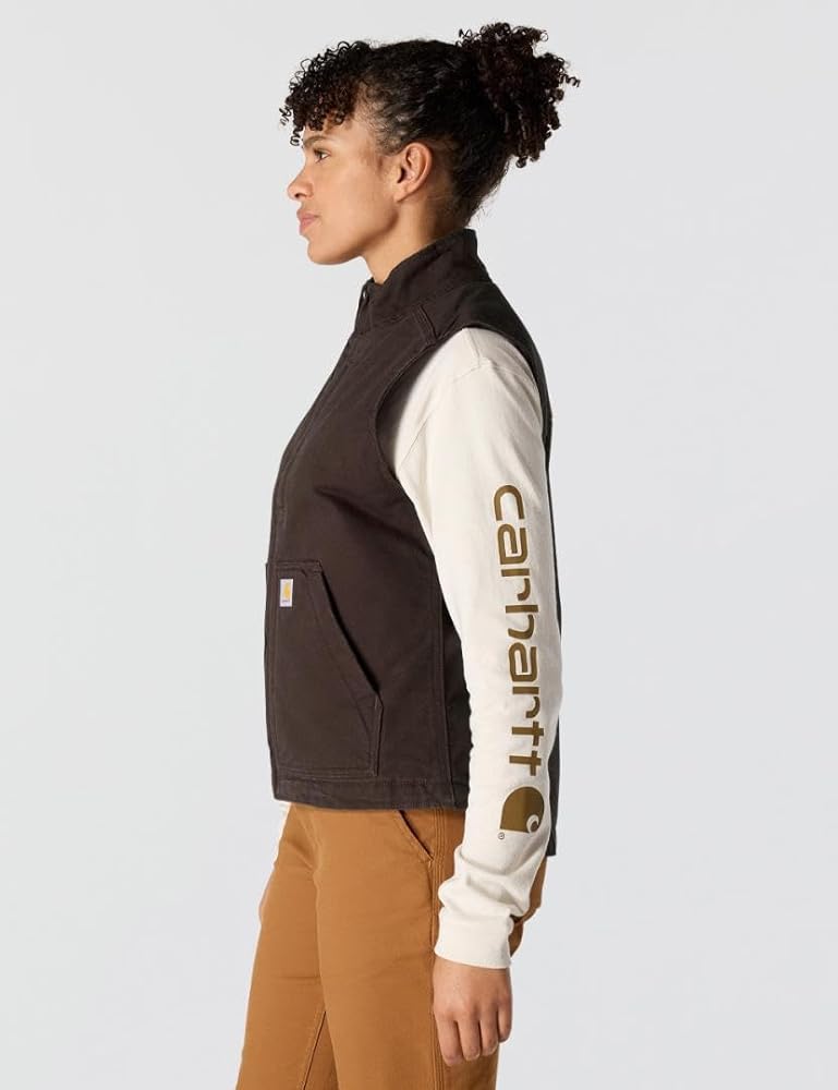 Amazon | Carhartt Women's Relaxed Fit Washed Duck Sherpa Lined