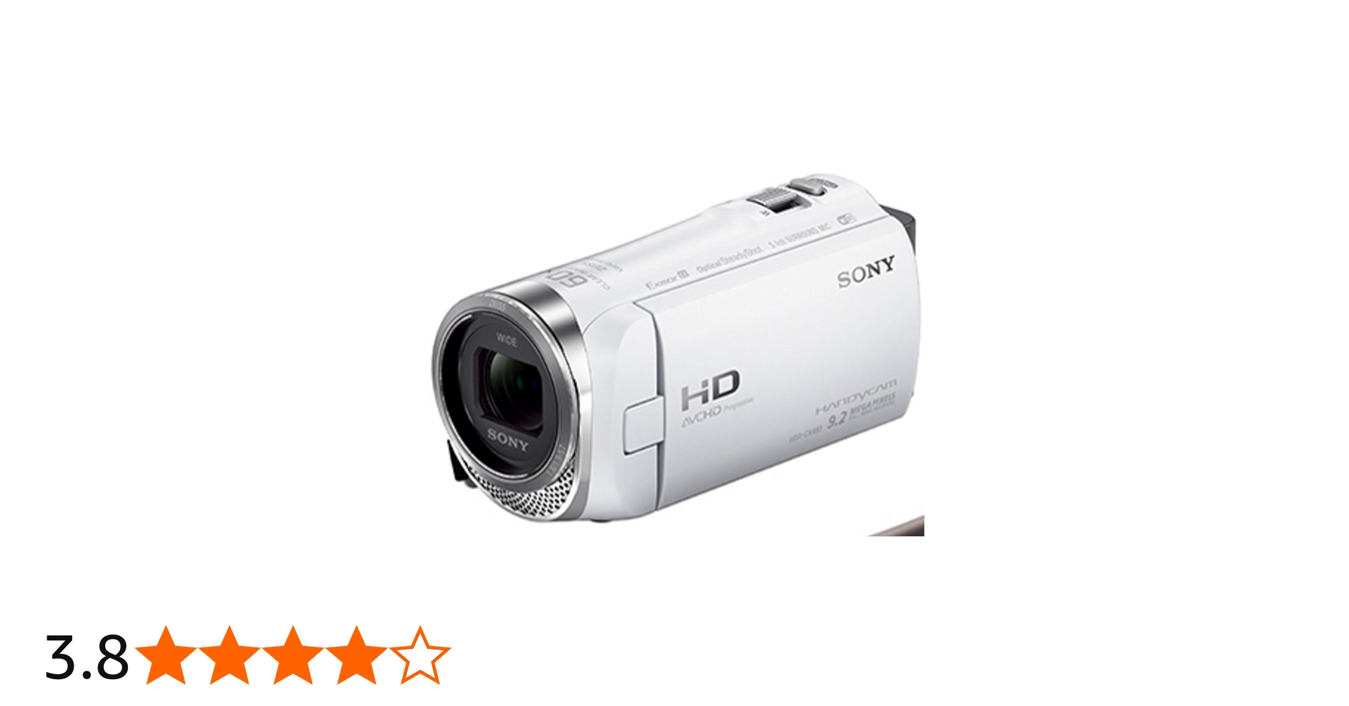 Amazon | SONY HDビデオカメラ Handycam HDR-CX480 ホワイト 光学30倍