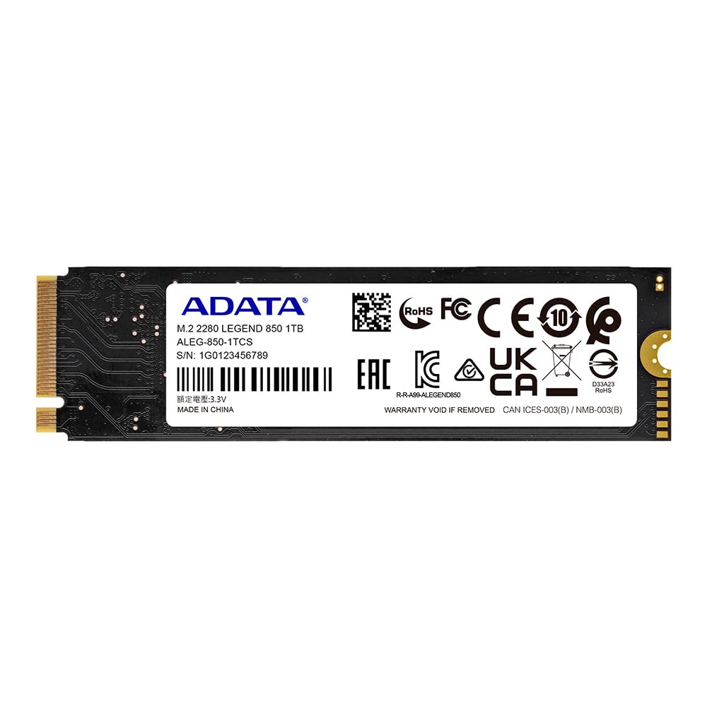 Amazon | ADATA エイデータ Legend 850 1TB PCIe Gen4 x4 NVMe 1.4 M.2