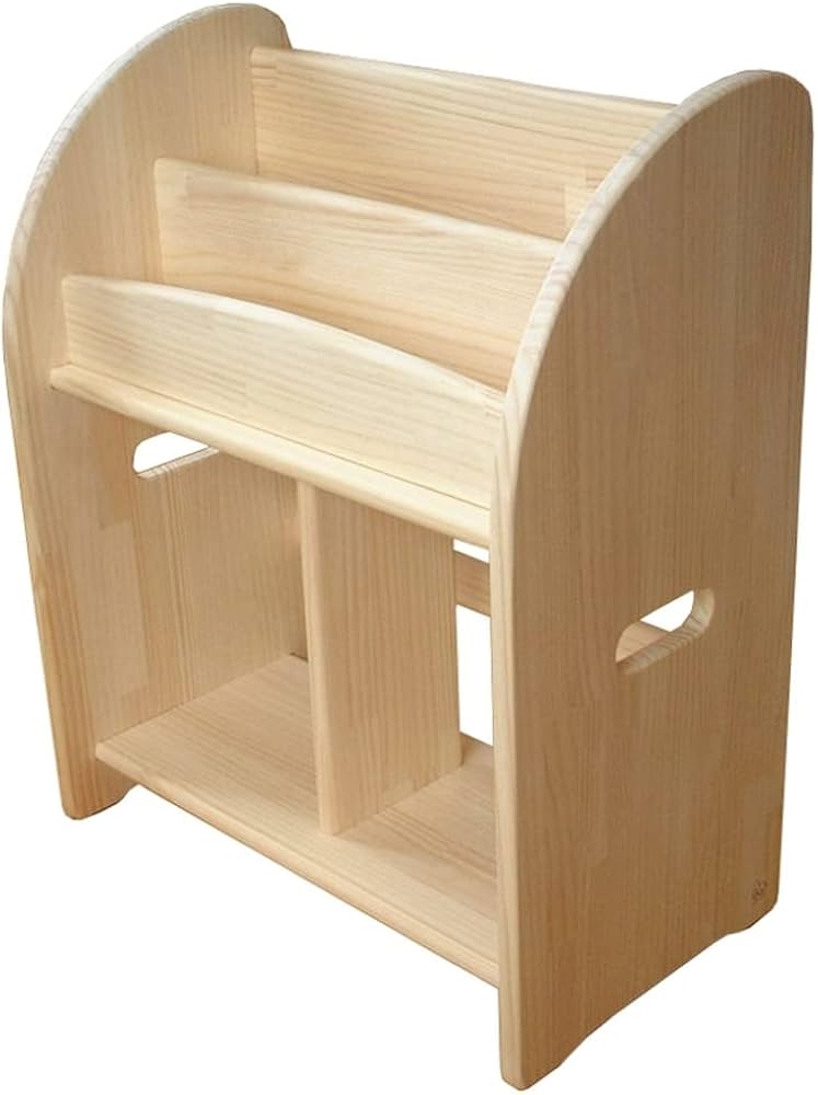 Amazon.co.jp: 木遊舎(MOKUYUSYA) 絵本棚【完成品】天然木製パイン材