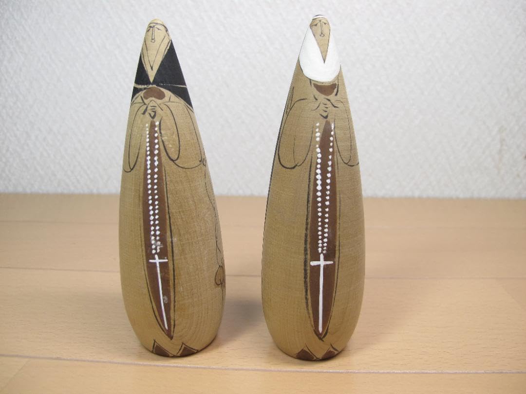 Amazon.co.jp: 彫刻家根本勲（土龍）修道女こけし : おもちゃ