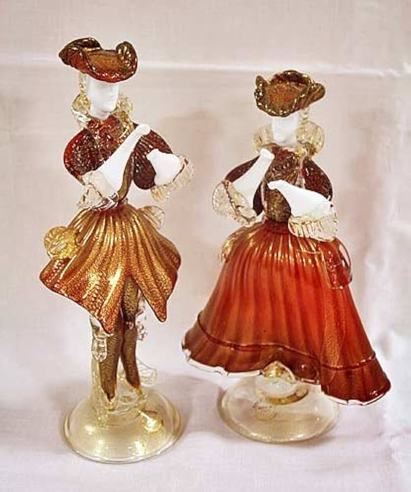 Amazon.co.jp: イタリア製 ベネチアンガラス 人形 オブジェ ダンサー