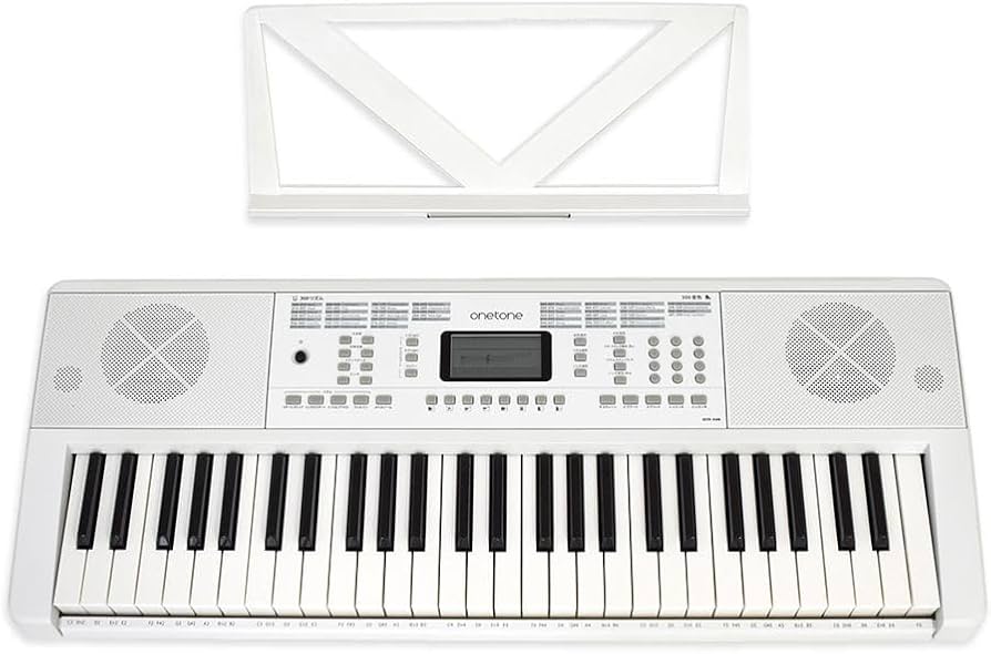 Amazon | ONETONE ワントーン 電子キーボード 54鍵盤 LCDディスプレイ