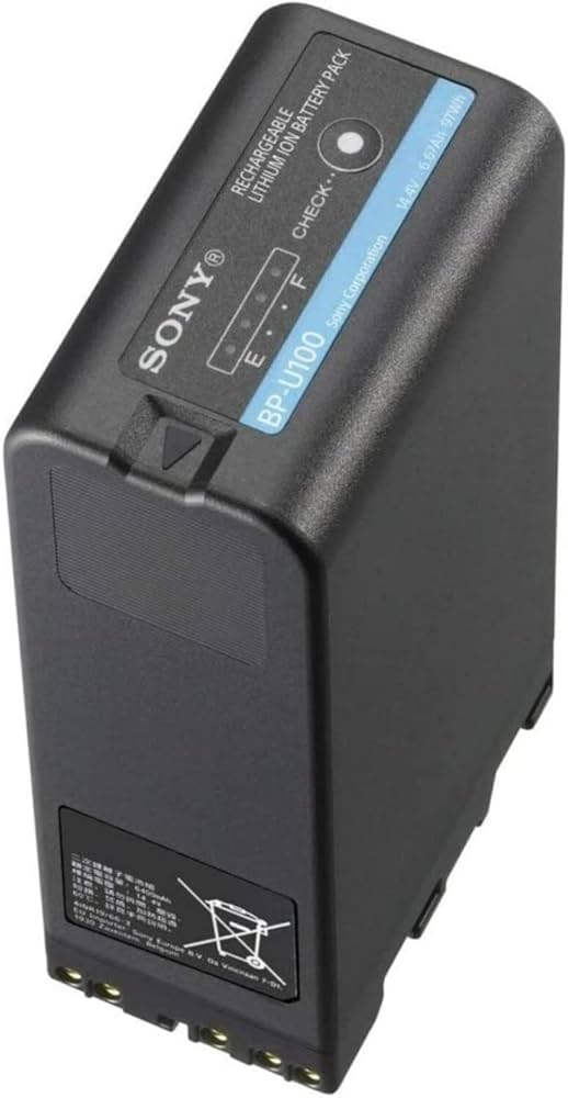 Amazon.com : Sony BP-U100 Lithium-Ion 97 Wh, 16.4V Maximum Voltage