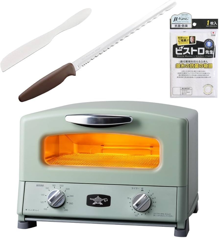Amazon | アラジン グリル ＆ トースター 4枚焼き AGT-G13 グリーン 4