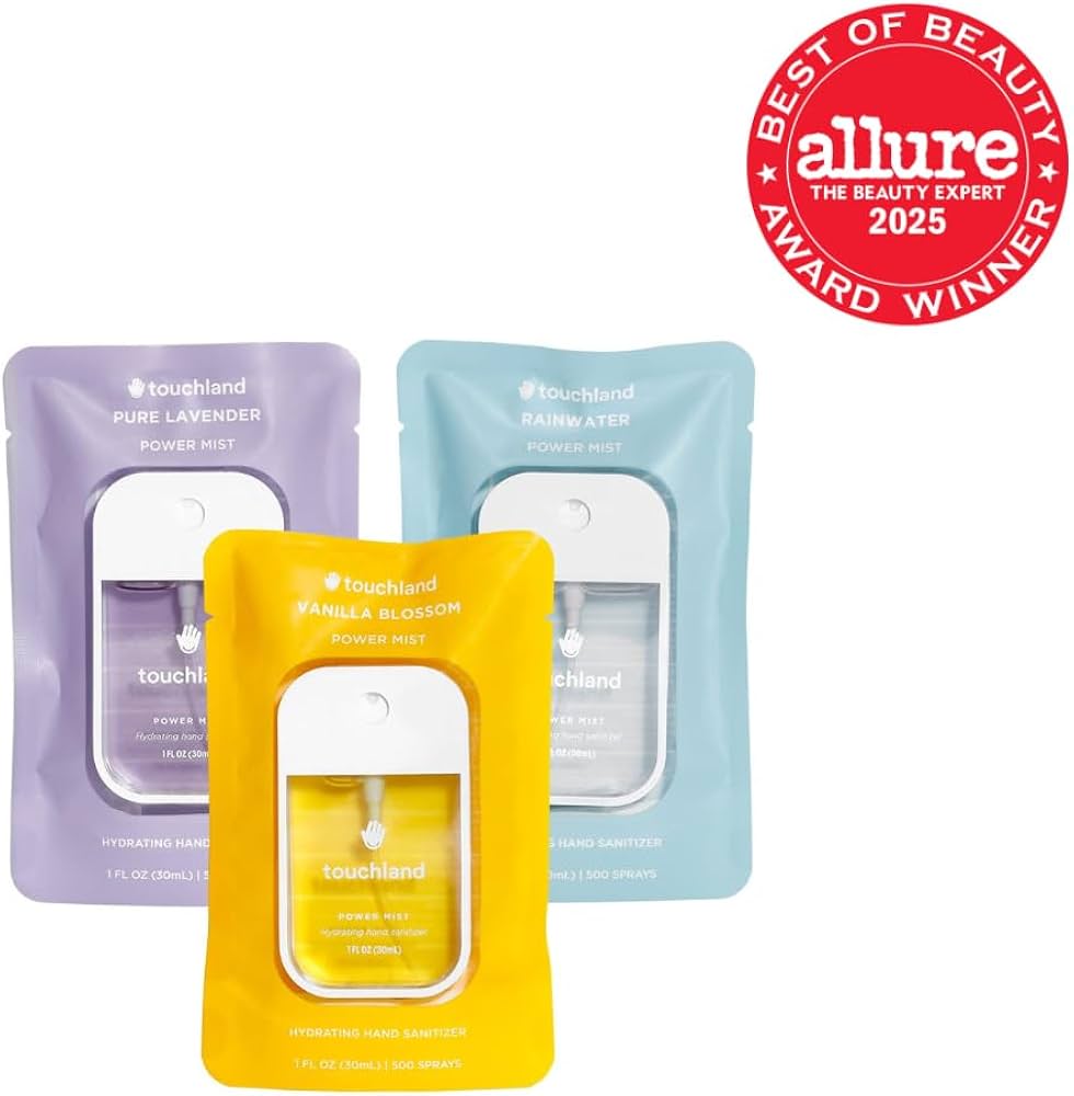 Amazon.com : Touchland Hydrating Hand Sanitizer Spray, BLOSSOM