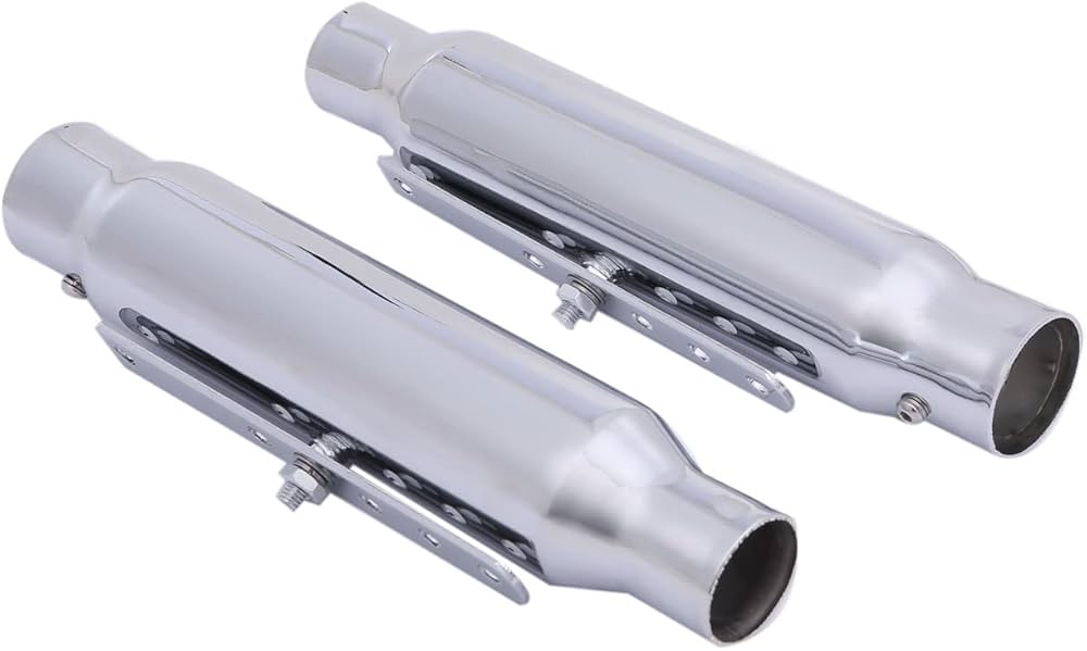 Amazon | CustomDivine アメリカン ショート スリップオン マフラー 2