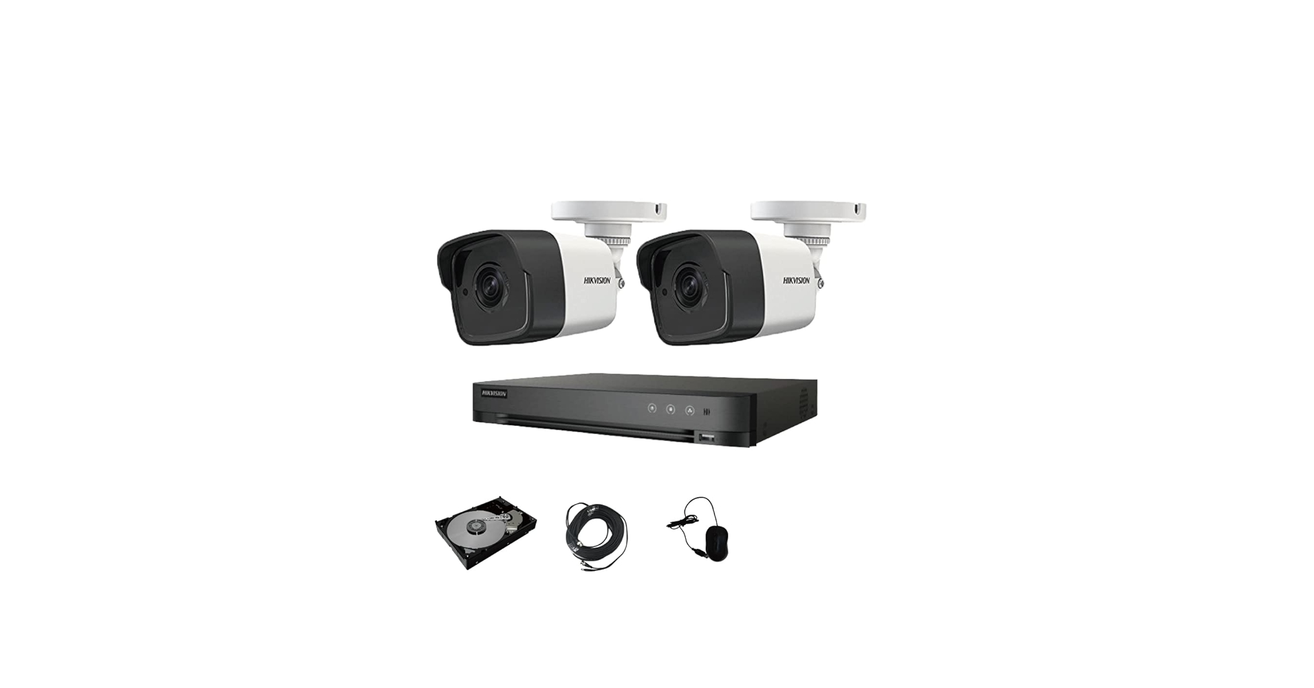 Amazon.co.jp: HIKVISION (ハイクビジョン) 500万画素 防犯カメラ 2台