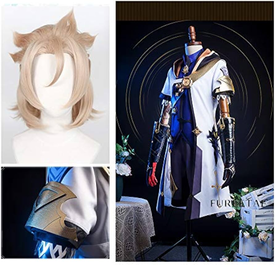 Amazon.co.jp: 原神（Genshin） アルベド コスプレ 衣装 ウィッグ フル