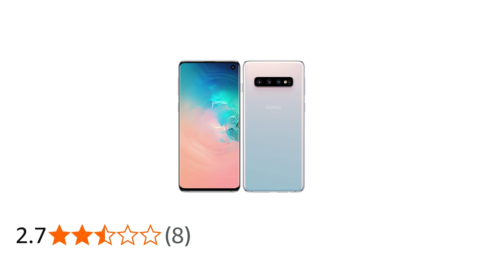 Amazon | au Galaxy S10 SCV41 プリズムホワイト | サムスン(SAMSUNG