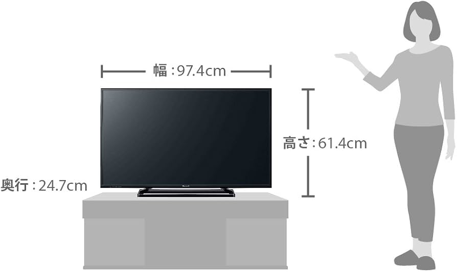 Amazon | パナソニック 43V型 液晶テレビ ビエラ TH-43D300 フル