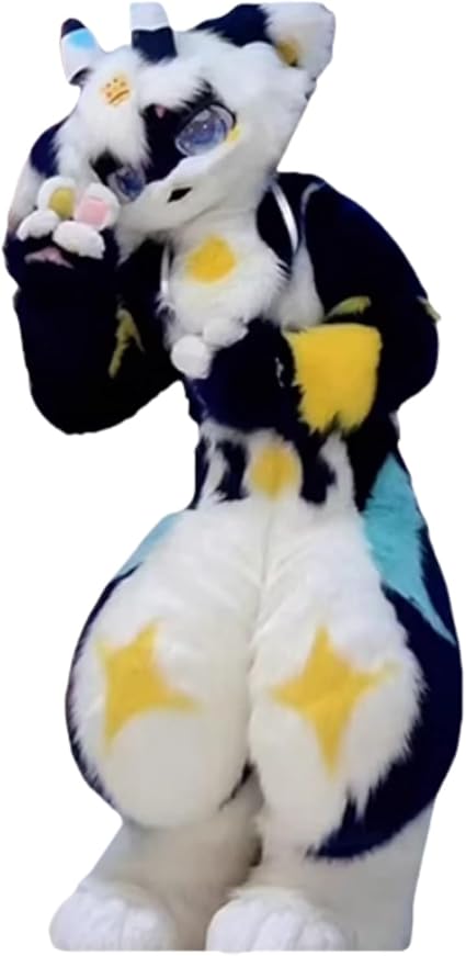 Amazon | 【KYUUCOS】X ケモノ 着ぐるみ フルスーツ ファースーツ