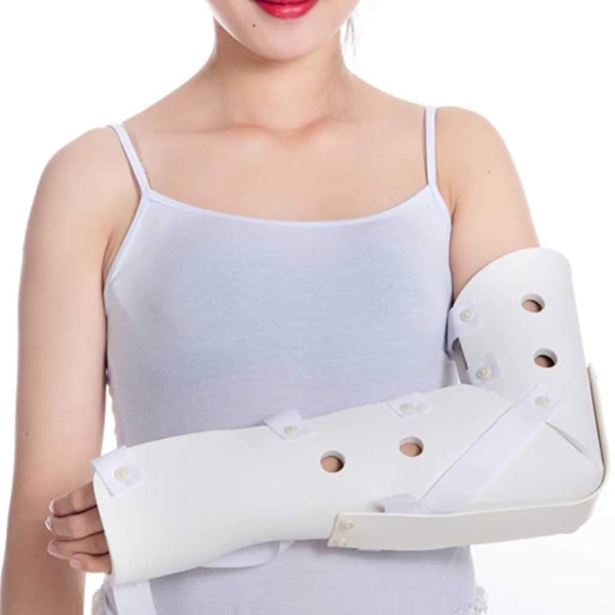 Amazon.co.jp: 肘装具、調整可能PVCプラスチック前腕関節骨折整復