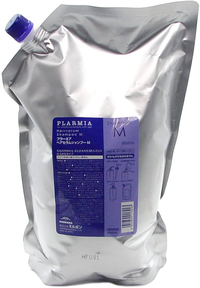 Amazon.co.jp: ミルボン プラーミア ヘアセラムシャンプーM 2500ml