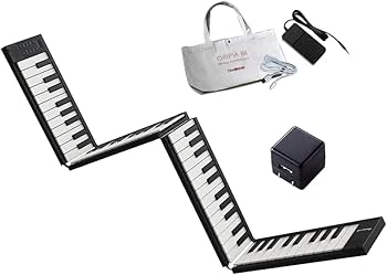 Amazon | 折りたたみ式 電子ピアノ ORIPIA88 BK USB充電器付き MIDI