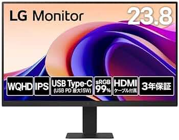Amazon.co.jp: LG モニター ディスプレイ 24U631A-B 23.8インチ/WQHD