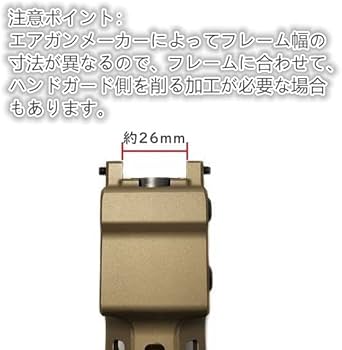 Amazon | A&A Geisseleタイプ SMR Mk16 URG-I M-LOK ハンドガード 10.5